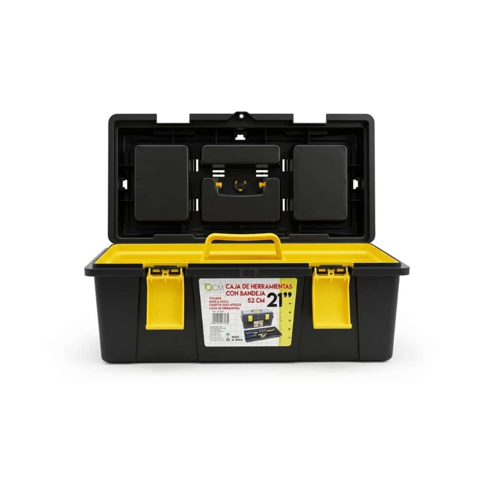 Caja de herramientas de plástico con bandeja 21" Casa y Menaje - Miniatura 2