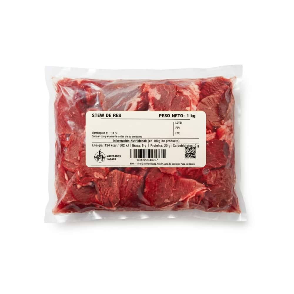Carne troceada de res Macerados Habana (1 kg / 2.2 lb) - Miniatura 1