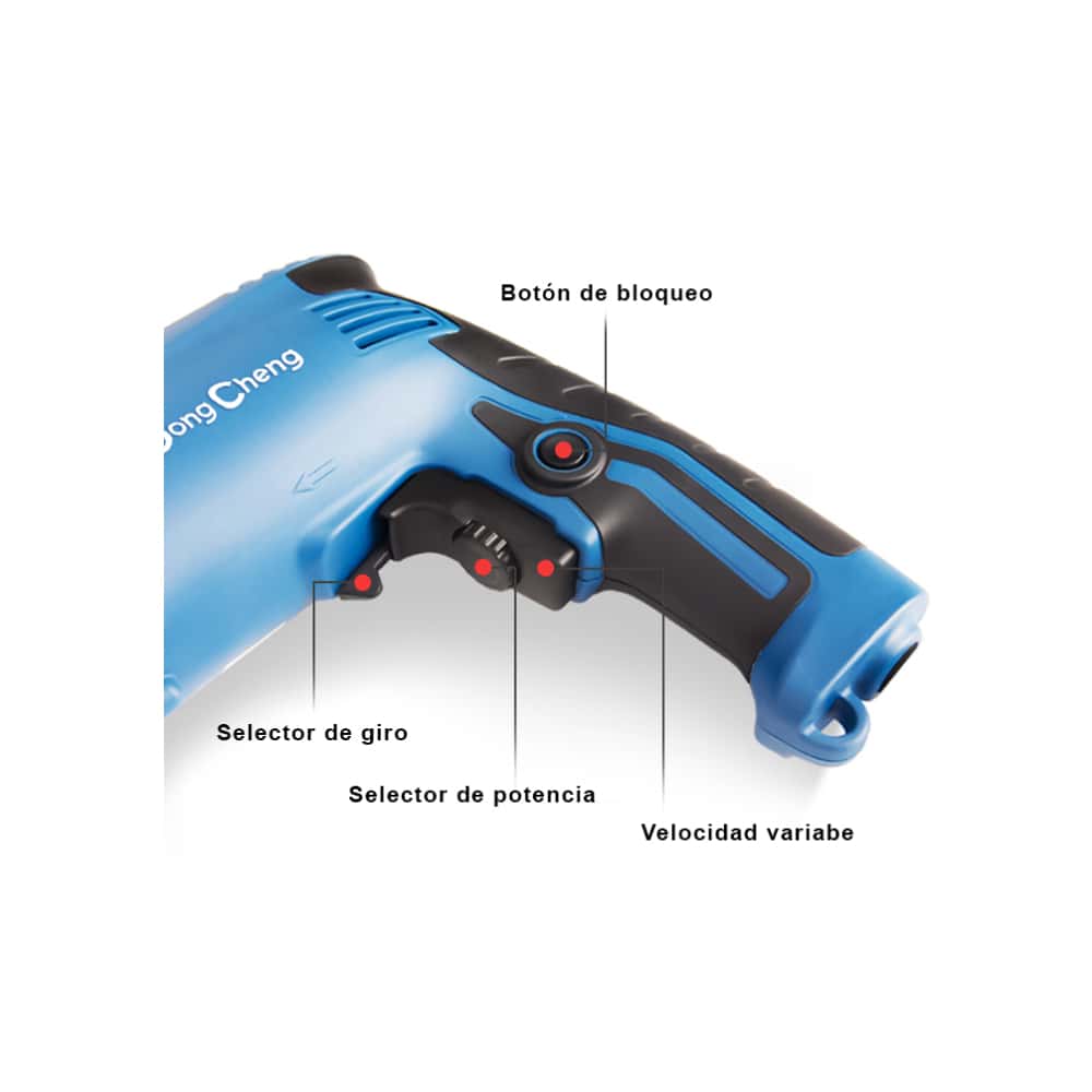 Taladro con percutor de 710 W y 16 mm DongCheng DZJ16 - Miniatura 3
