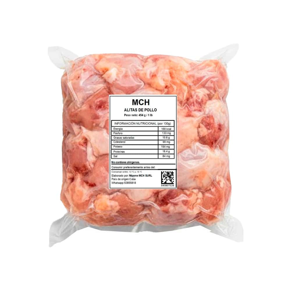 Alitas de pollo MCH (454 g / 1 lb) - Miniatura 1