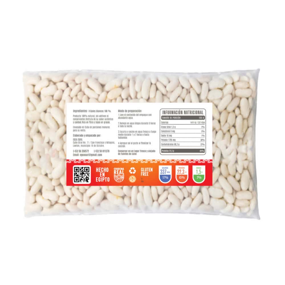Frijoles blancos Cosecha Real (3 x 1 kg / 2.2 lb) - Miniatura 2