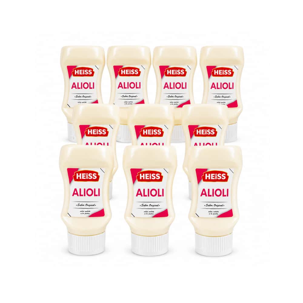 Mayonesa Alioli Heiss (10 x 260 g / 9.7 oz) - Miniatura 1
