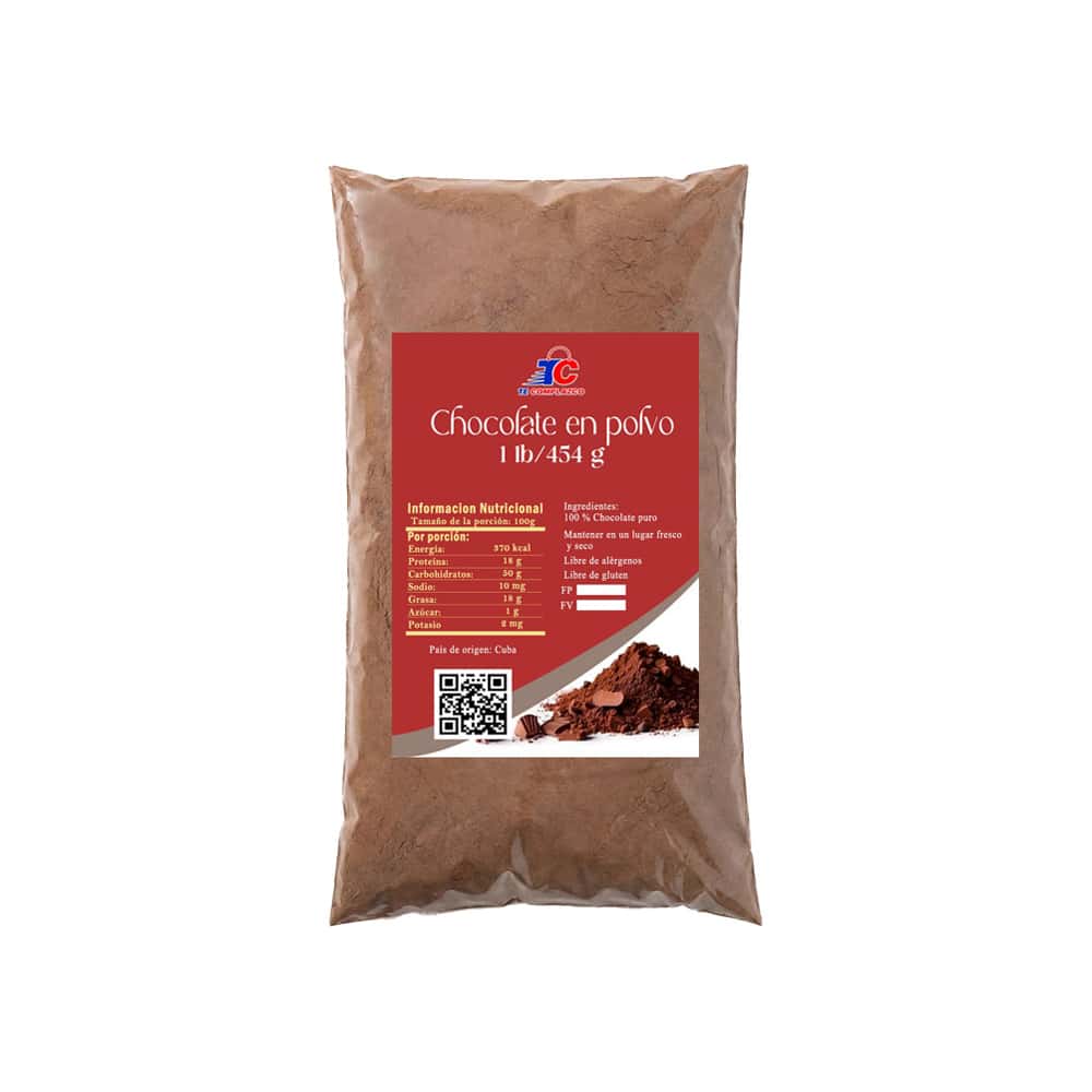 Chocolate en polvo Te Complazco (2 x 454 g / 1 lb) - Miniatura 2