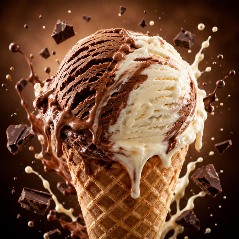 Helado doble crema sabor chocolate y vainilla Alask (4 L) - Miniatura 3
