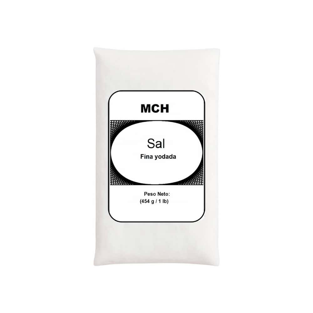 Sal fina yodada MCH (454 g / 1 lb) - Miniatura 1