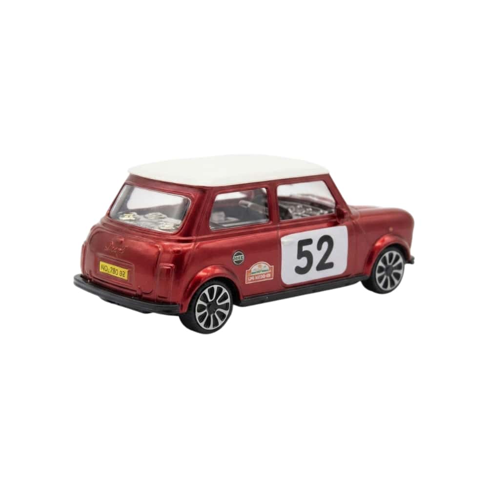 Carro clásico de juguete Mini Cooper rojo y blanco Toys - Miniatura 2