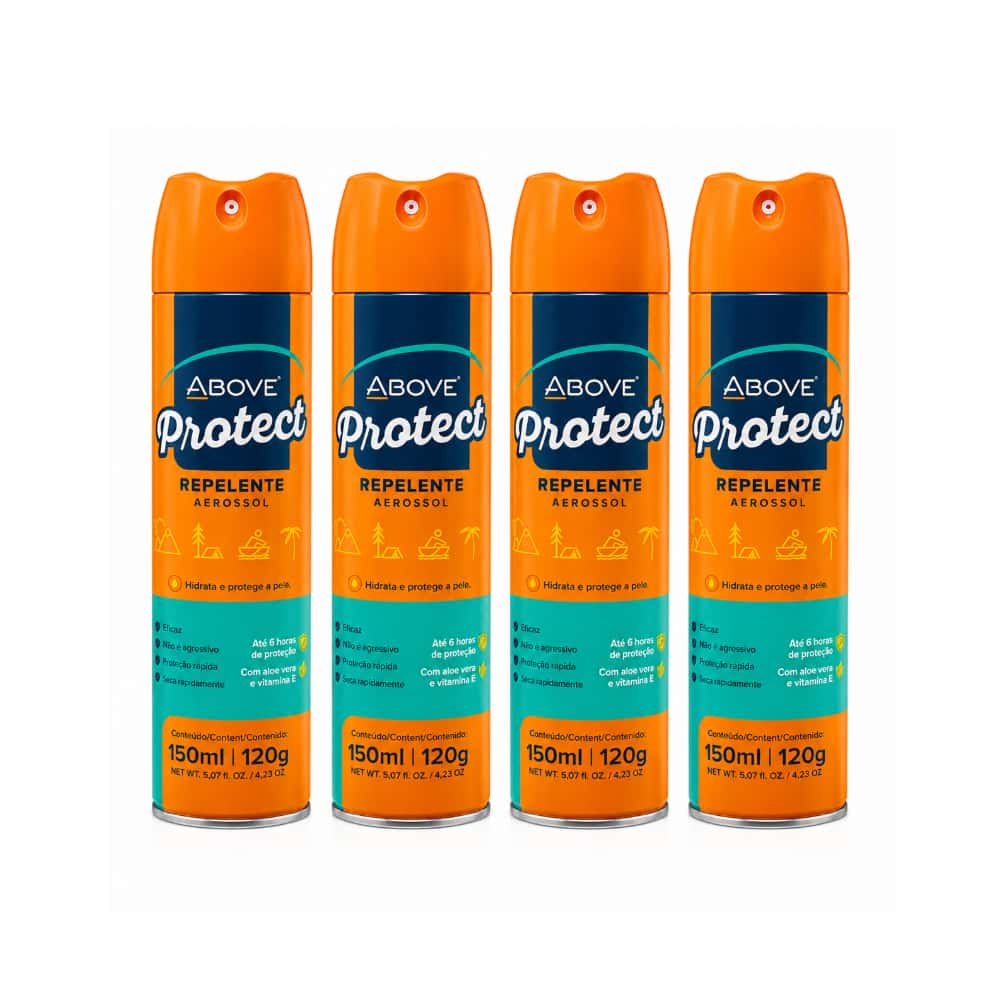 Repelente aerosol Above Protect (4 x 150 ml) - Miniatura 1