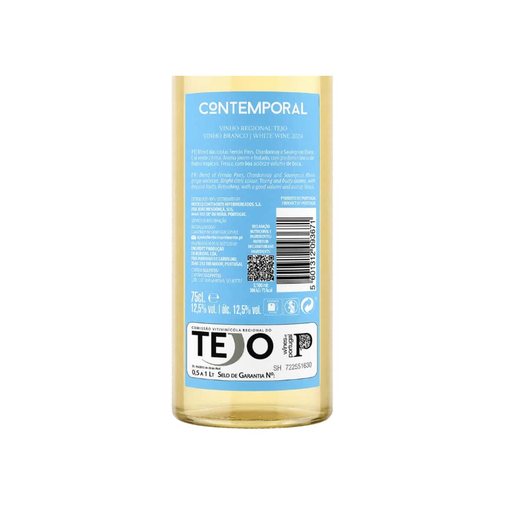 Vino Blanco Regional Tejo Contemporal (750 ml / 25.36 fl oz) - Miniatura 3