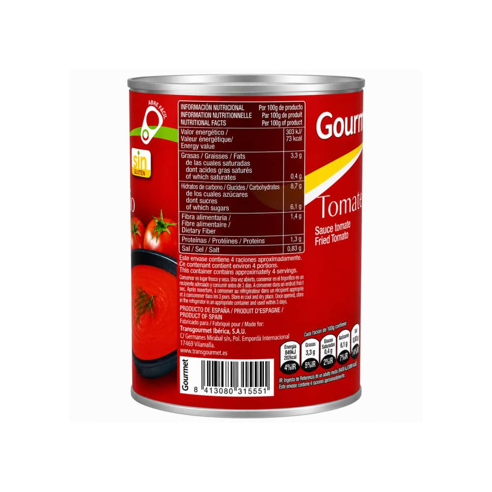Tomate frito Gourmet (400 g / 14.1 oz) - Miniatura 2