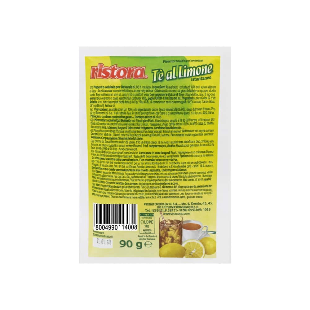 Té instantáneo sabor limón Ristora (90 g / 3.17 oz) - Miniatura 8