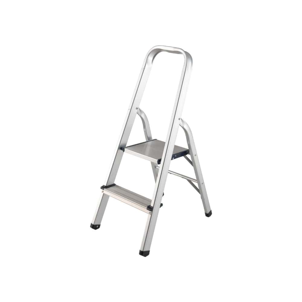 Escalera plegable de aluminio tipo taburete de 2 escalones Surtek ETTA2 - Miniatura 1