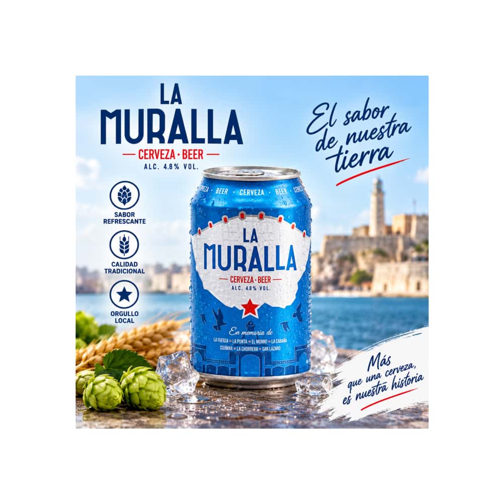 Cerveza lager La Muralla (12 x 330 ml) - Miniatura 5