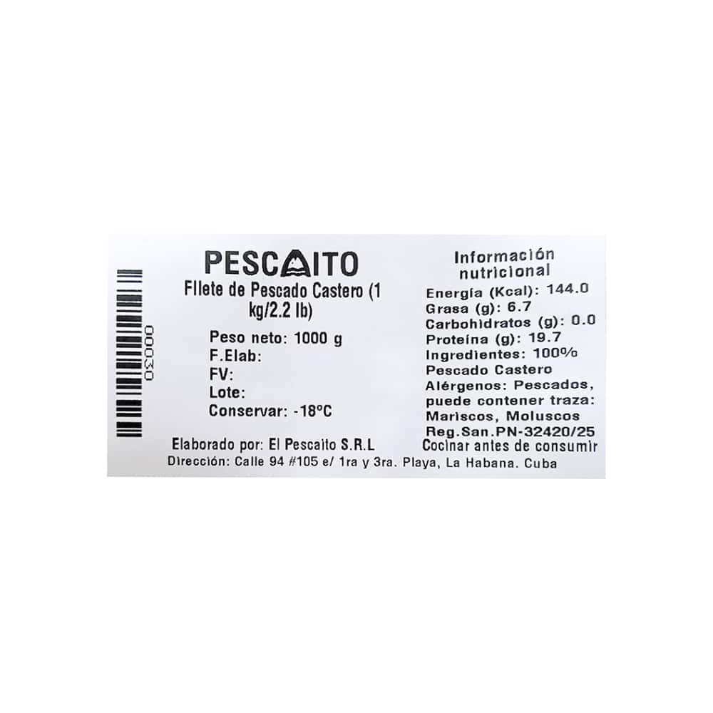 Filete de pescado castero Pescaito (1 Kg / 2.2 lb) - Miniatura 4
