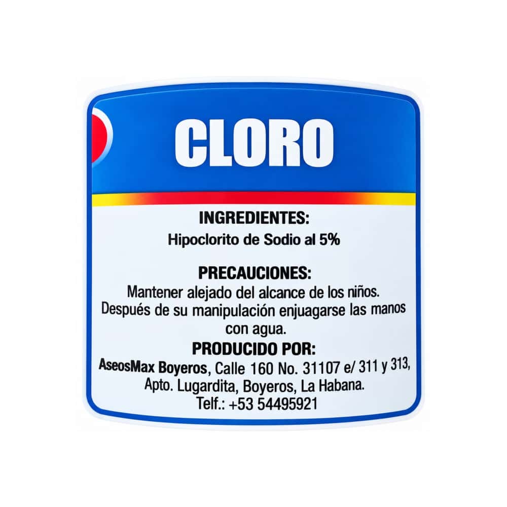 Cloro Aseos Max (1 L) - Miniatura 3