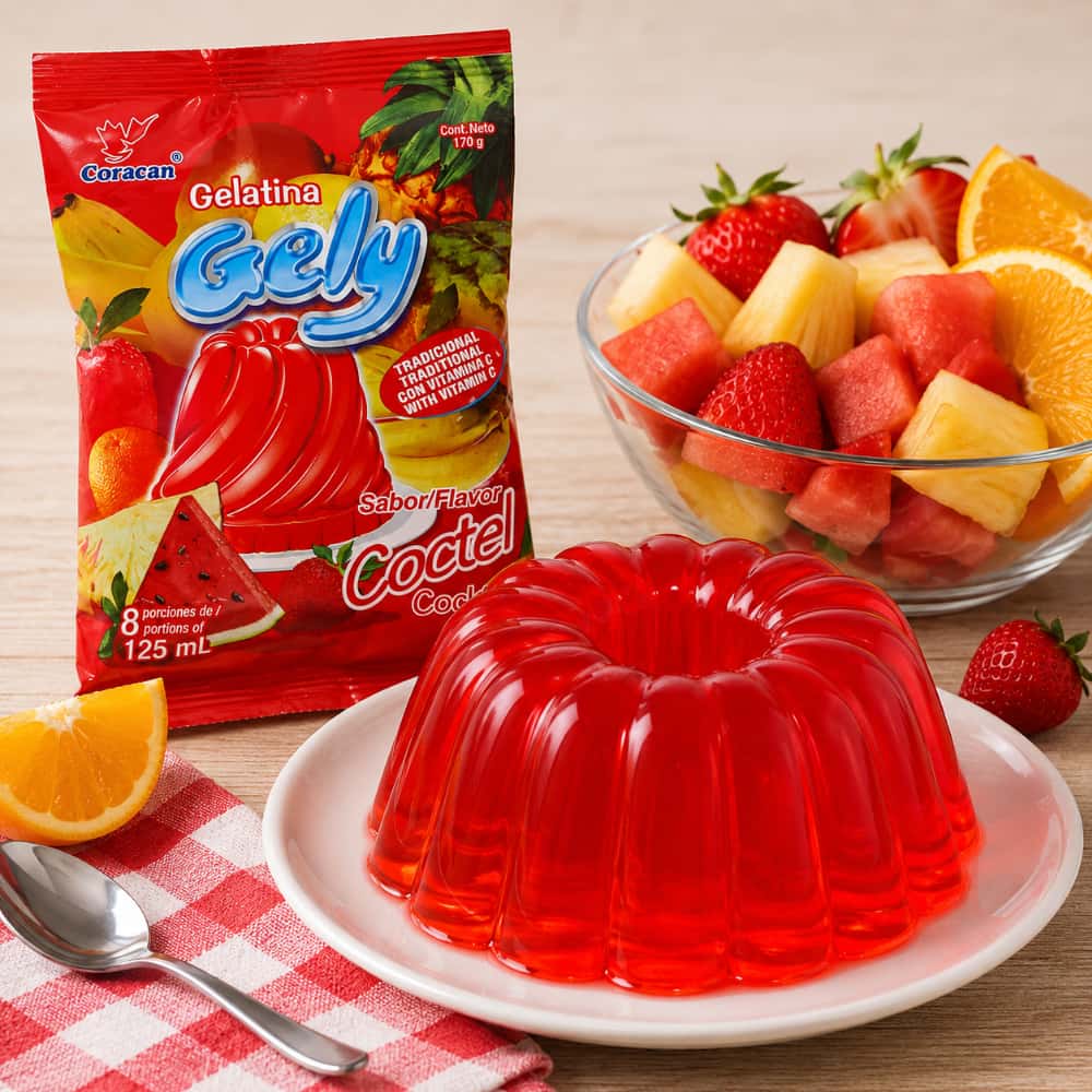 Gelatina sabor coctel Gely (170 g / 6 oz) - Miniatura 4