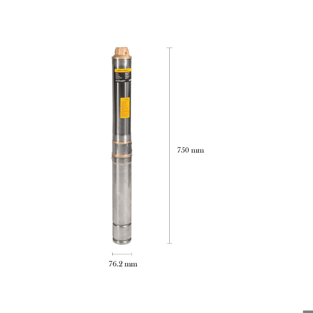 Bomba sumergible de 3" de 0.50 hp tipo pluma de 220 V Vonder - Miniatura 3