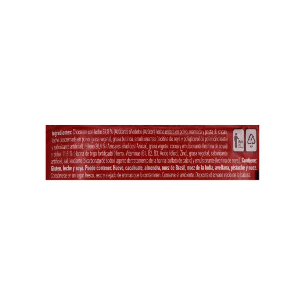 Oblea -barra- cubierta de chocolate con leche KitKat Nestlé (41.5 g / 1.46 oz) - Miniatura 3