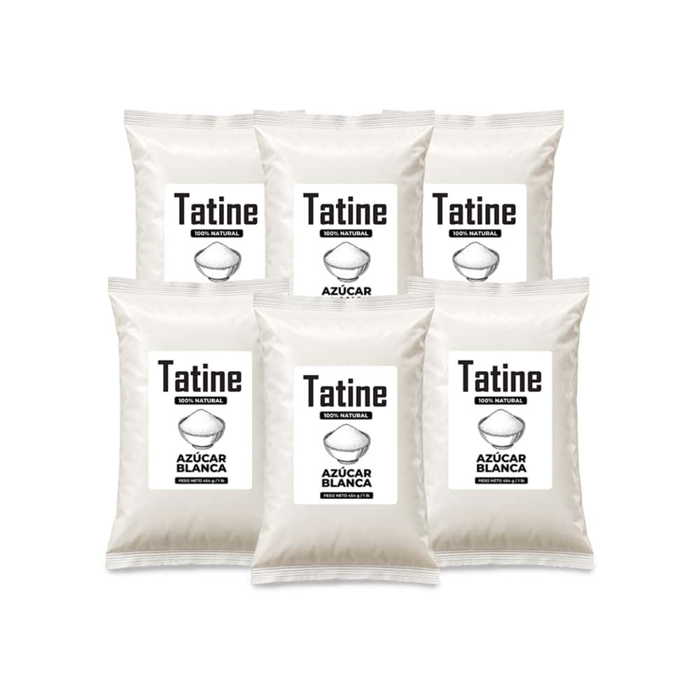 Azúcar blanca Tatine (6 x 454 g / 1 lb) - Miniatura 1