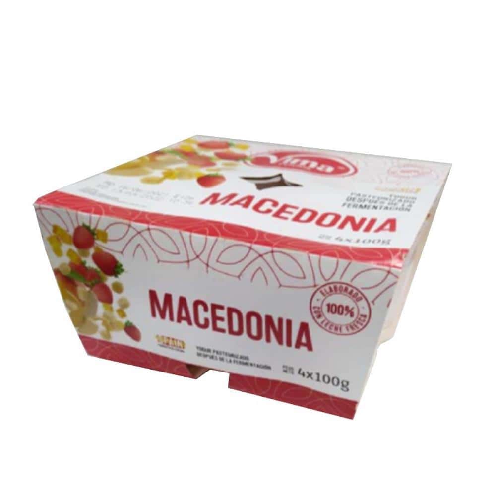 Yogurt pasteurizado de macedonia Vima Foods (4 x 100 g / 3.52 oz) - Miniatura 7