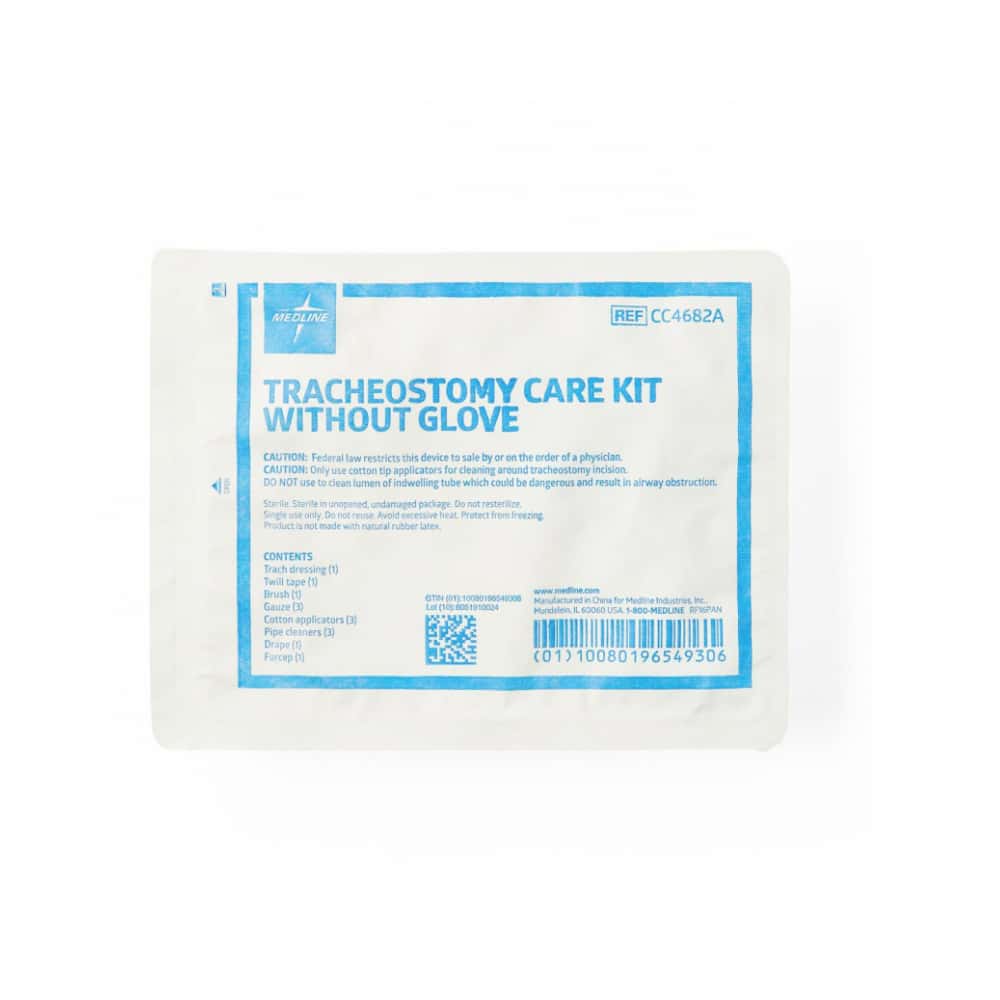 Kit de cuidado de traqueostomía sin guantes Medline - Miniatura 1