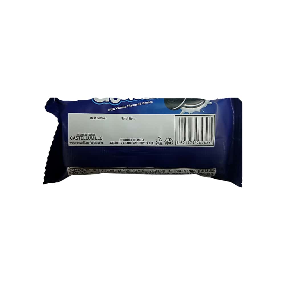 Galletas -sandwich- de chocolate negro con crema sabor vainilla Castellum (30 g / 1.06 oz) - Miniatura 2