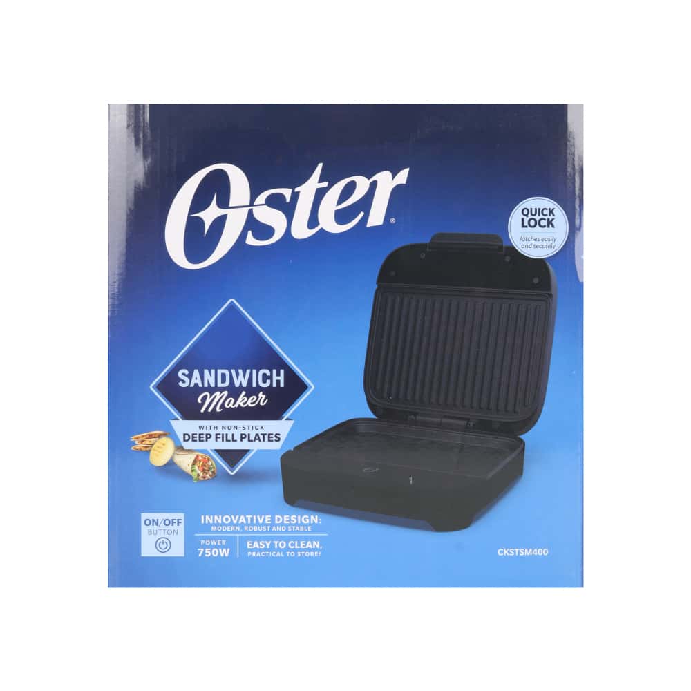 Sandwichera eléctrica negra Oster CKSTSM400 - Miniatura 3