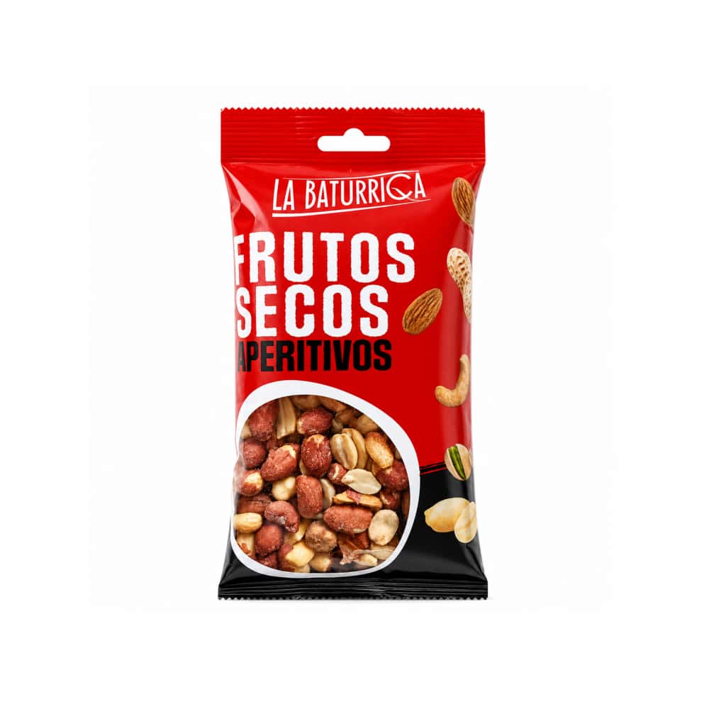 Cacahuete pelado, tostado y salado. Frutos Secos Aperitivos LA BATURRICA (115 g / 4.05 oz) - Miniatura 1
