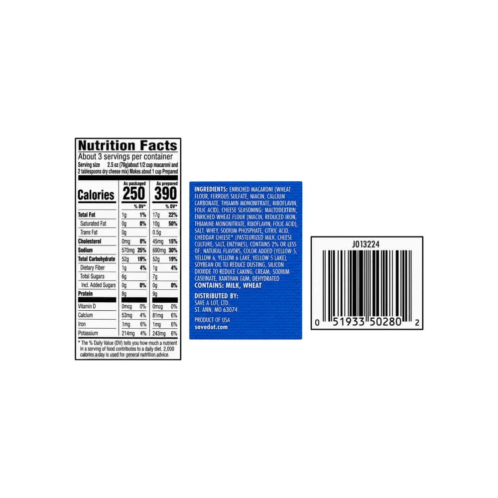 Macarrones con queso So Cheezy (206 g / 7.25 oz) - Miniatura 6