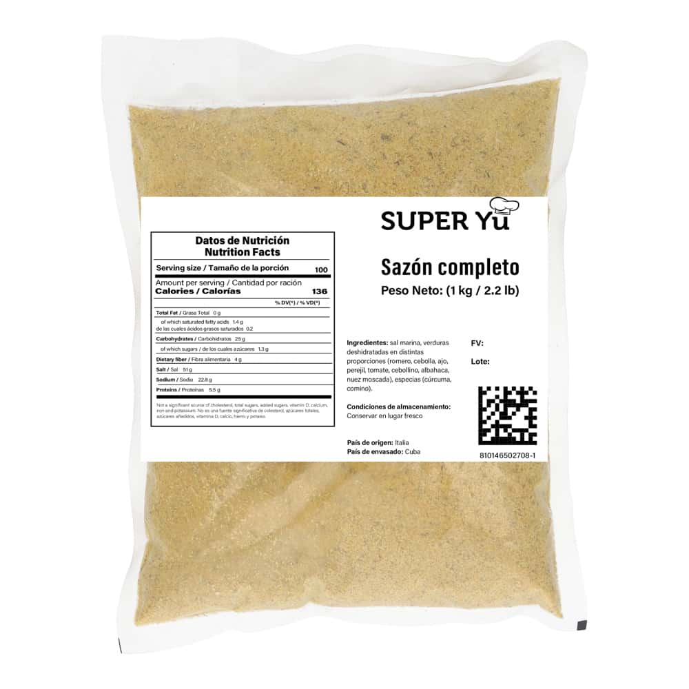 Sazón completo Super Yu (1 kg / 2.2 lb) - Miniatura 2
