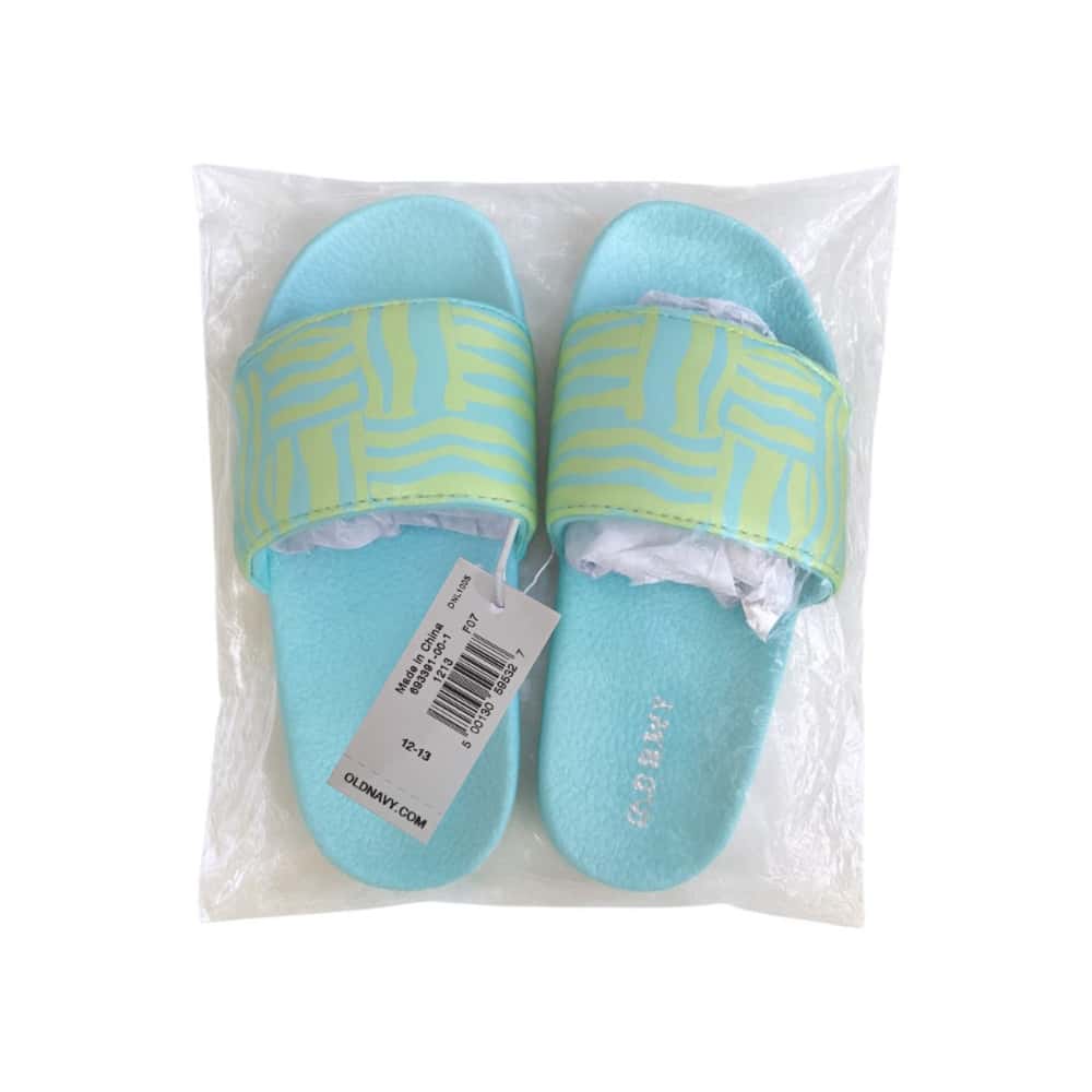 Sandalias de piscina de piel sintética estampadas Old Navy (Talla: 12 / 13) - Miniatura 4
