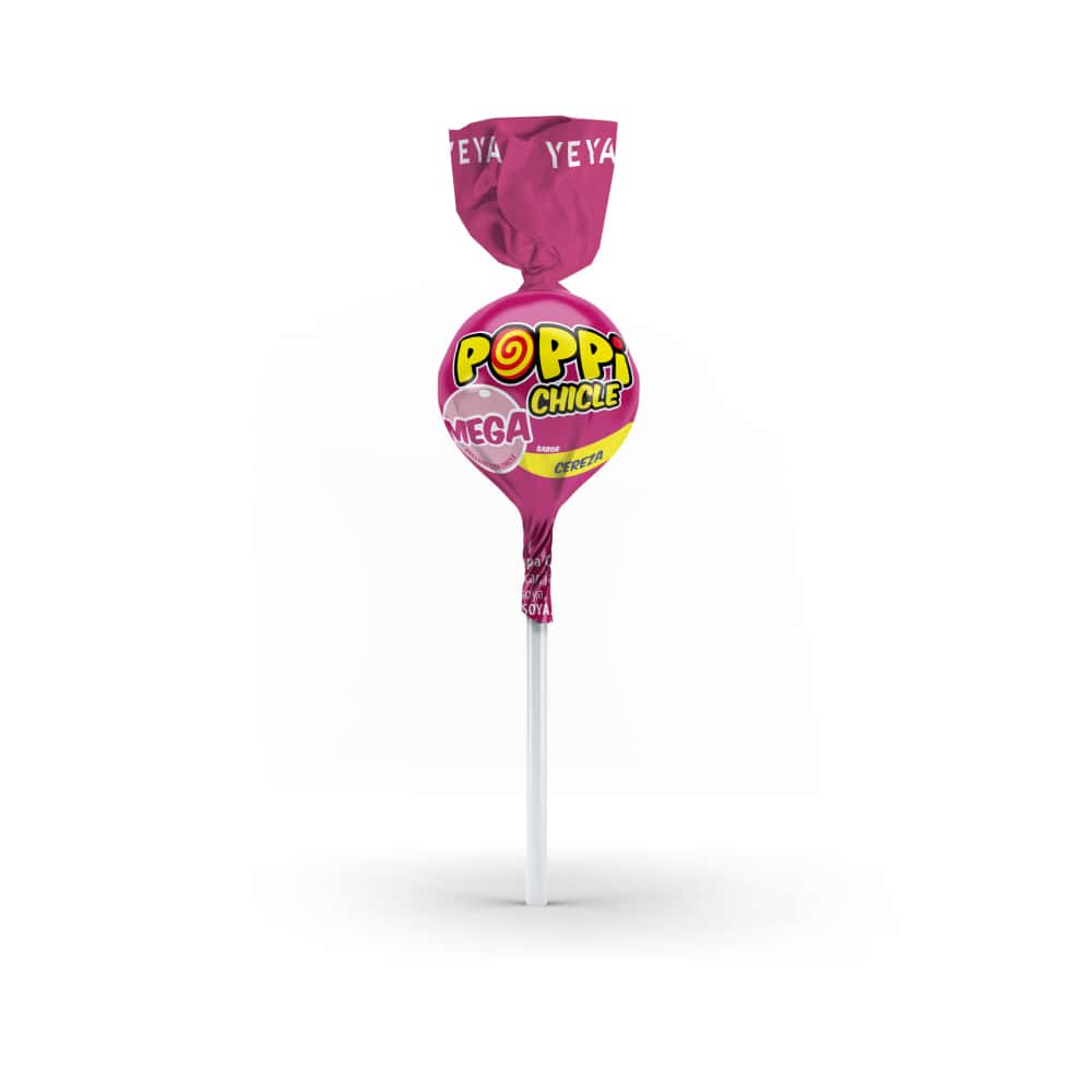 Chupa chupas con relleno de chicle sabor cereza YEYA (600 g / 1.32 lb) - Miniatura 2
