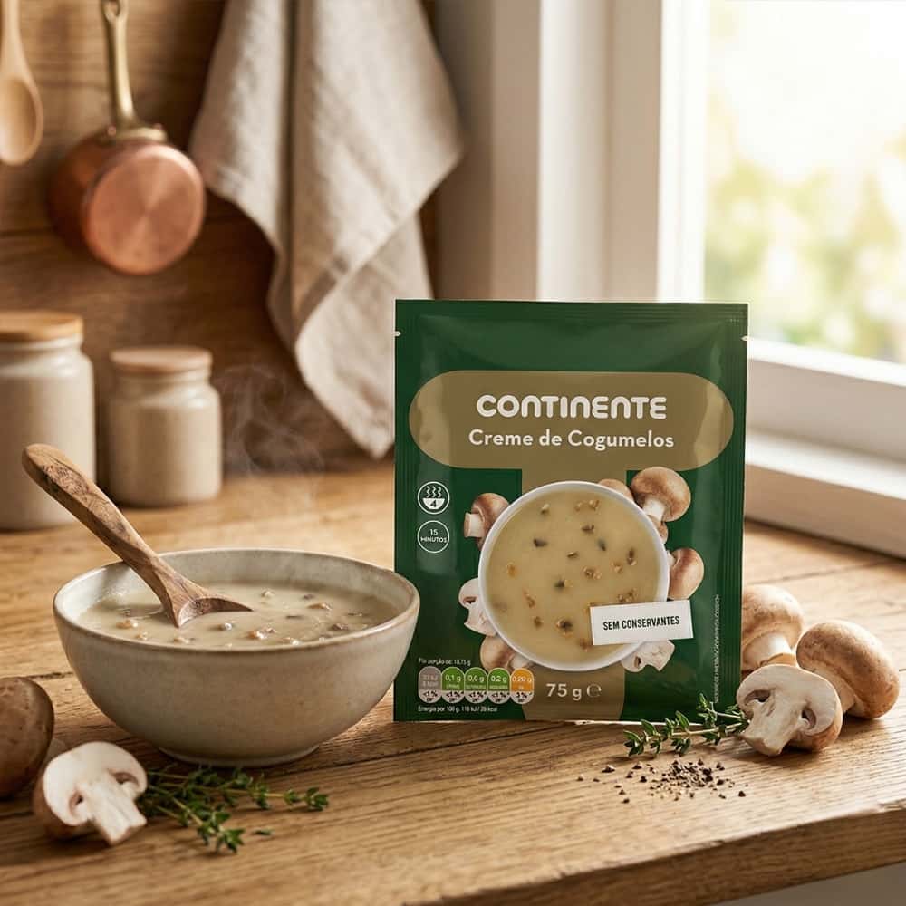 Crema de champiñones Continente (75 g / 2.65 oz) - Miniatura 3