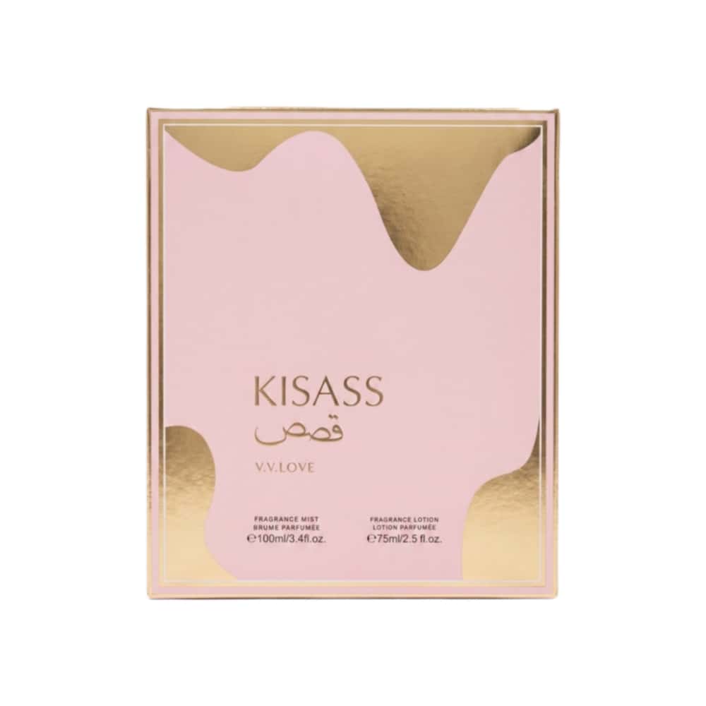 Set de perfume y crema corporal KISASS V.V.LOVE - Miniatura 3