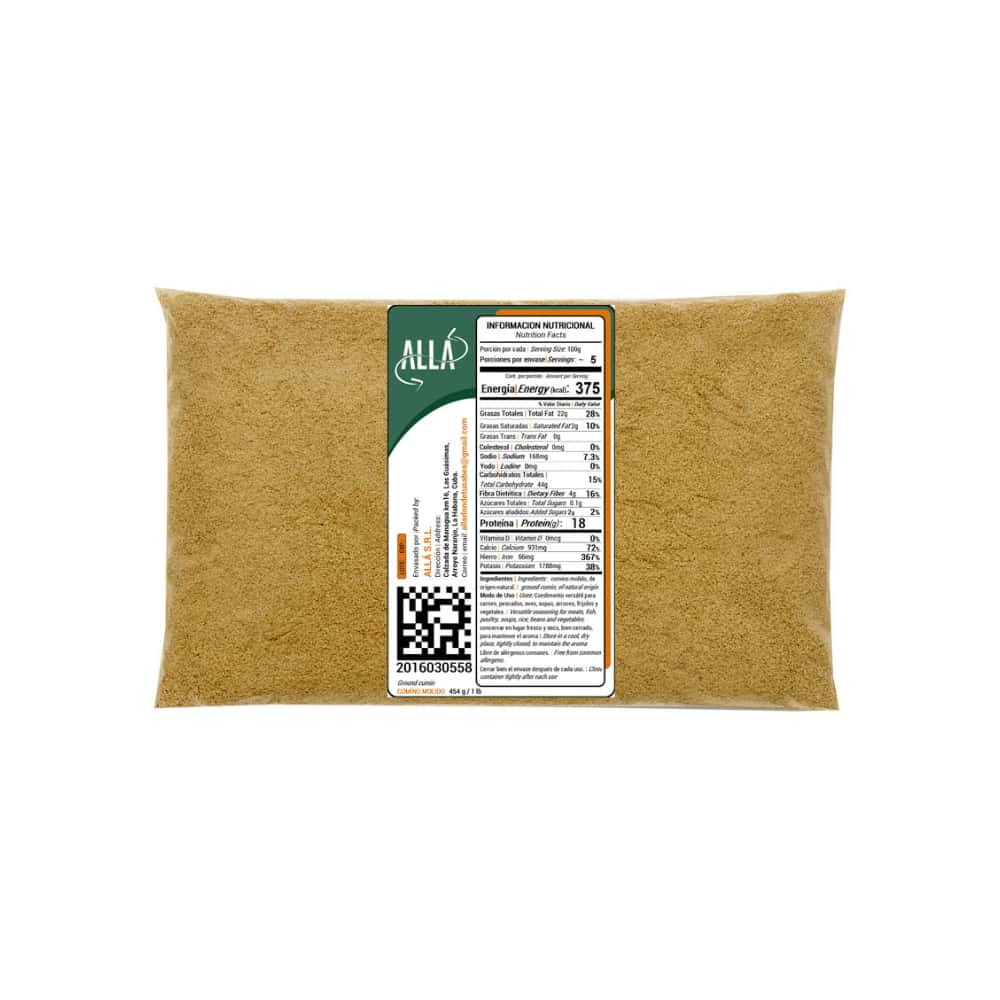 Comino molido ALLÁ (454 g / 1 lb) - Miniatura 8
