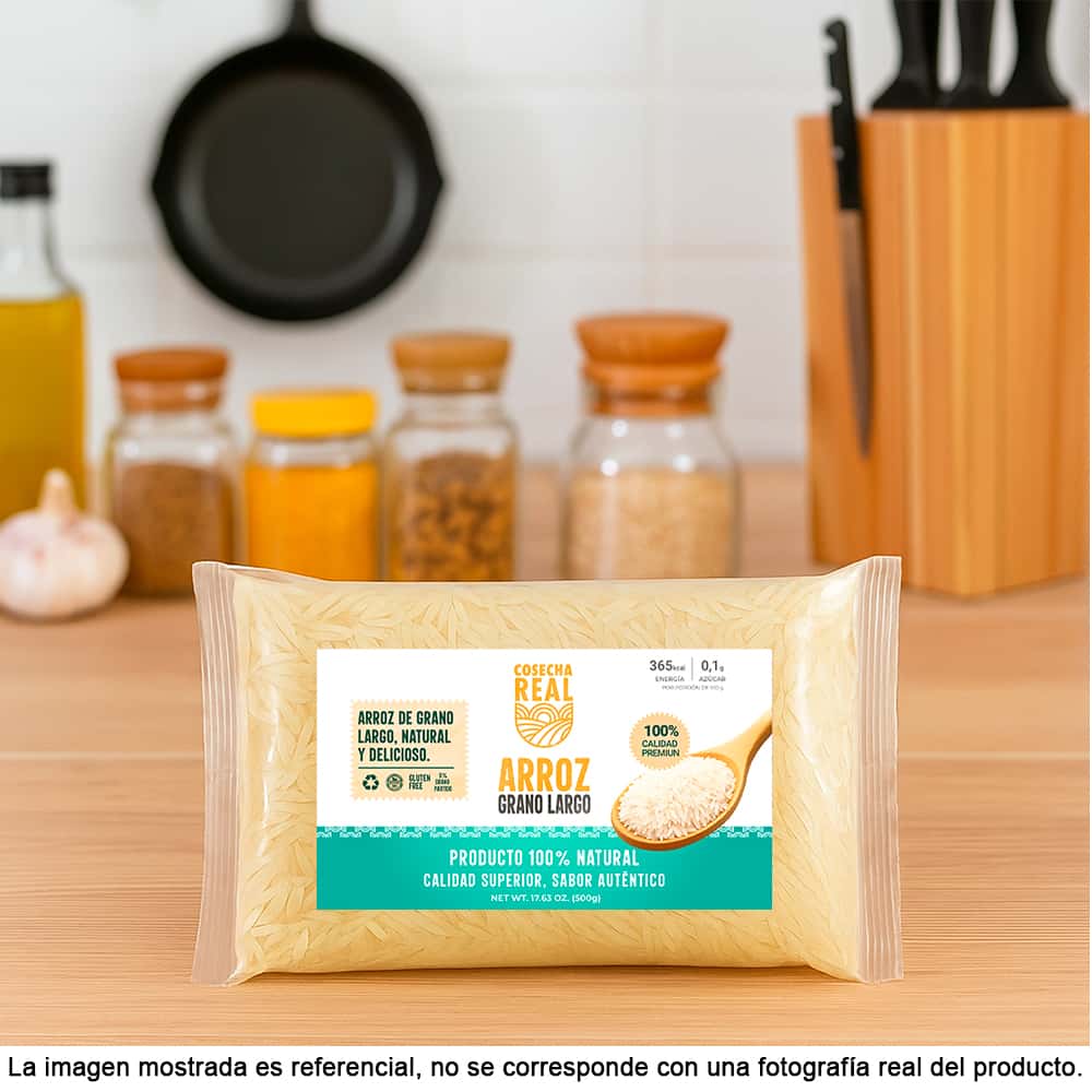 Arroz de grano largo Cosecha Real (10 x 500 g / 1.1 lb) - Miniatura 5