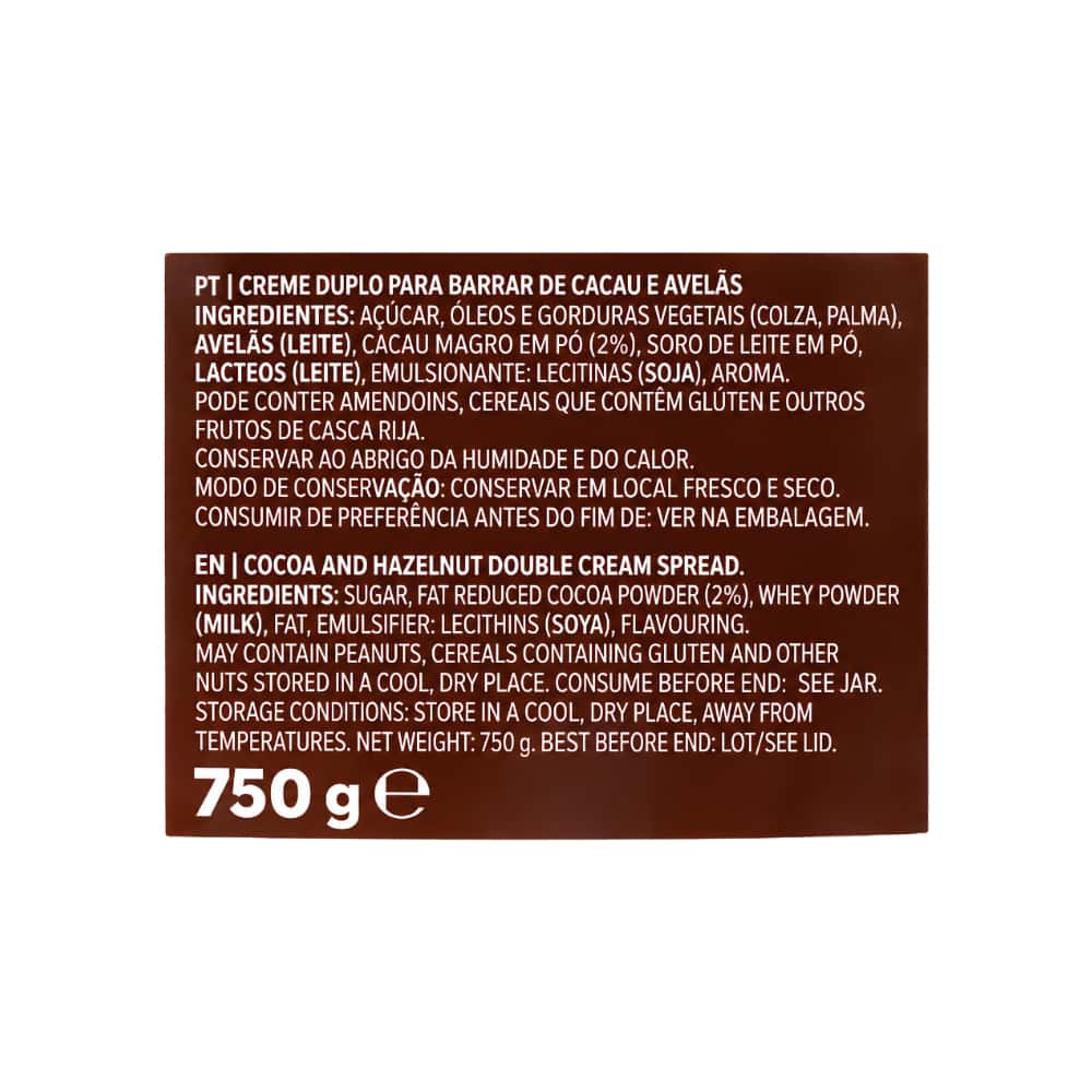 Crema para untar dúo de cacao y avellana Choco Fun (750 g / 1.65 lb) - Miniatura 3