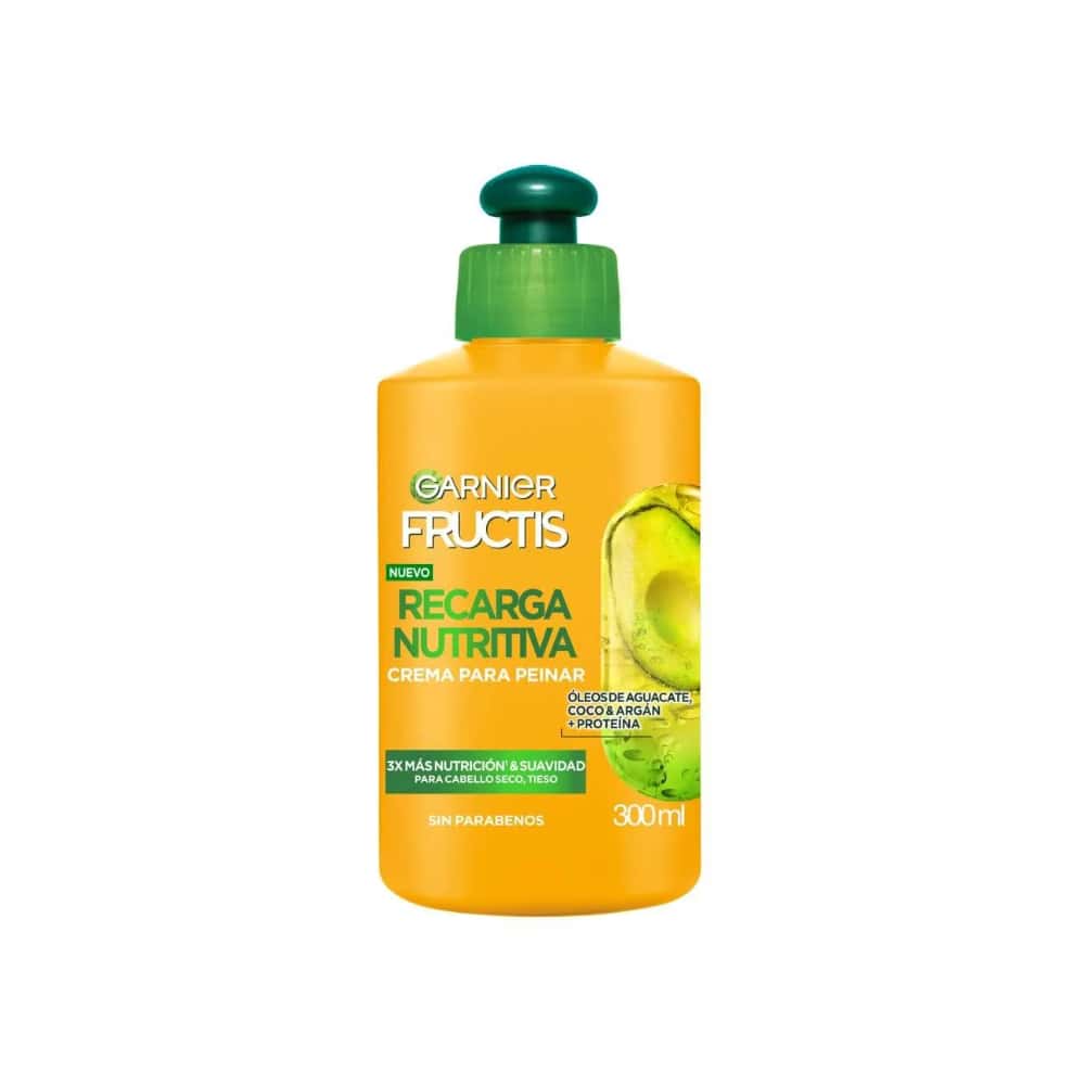 Crema para peinar recarga nutritiva Garnier Fructis (300 ml) - Miniatura 1