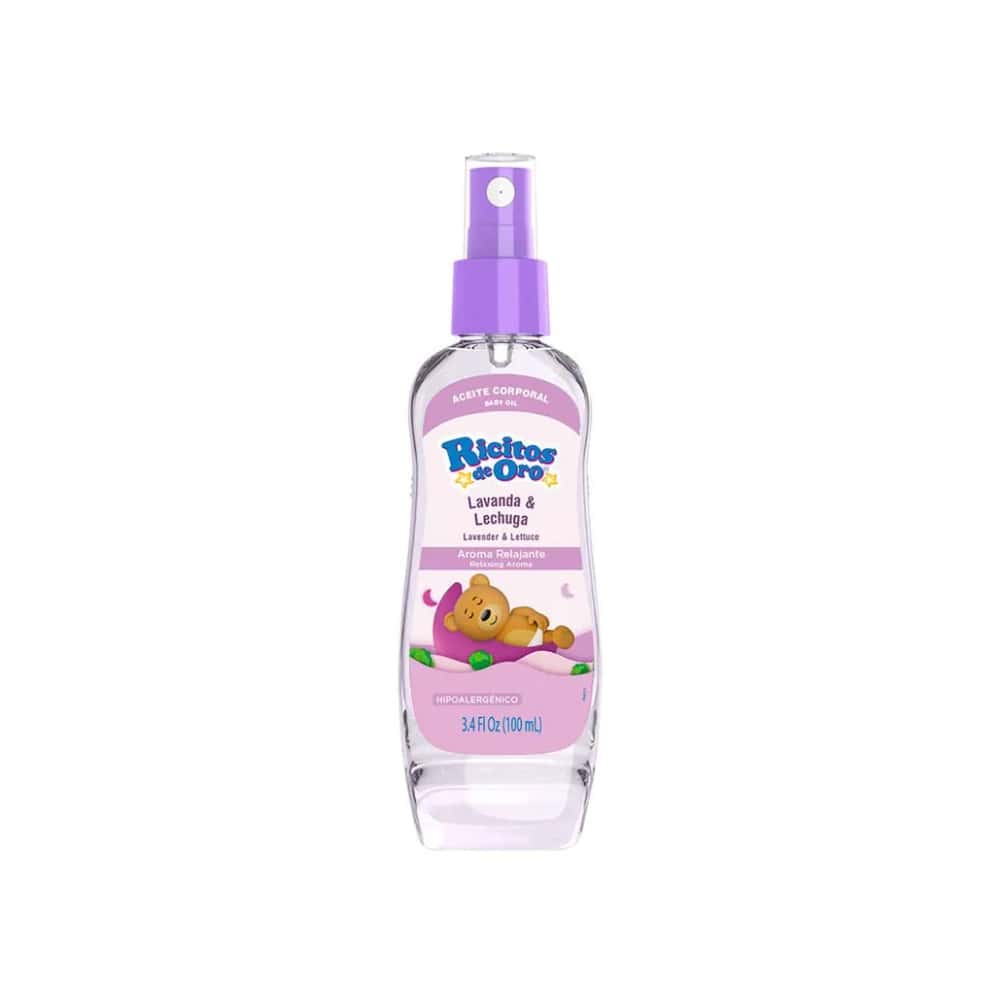 Aceite corporal para bebé lavanda y lechuga Ricitos de Oro (100 ml) - Miniatura 3