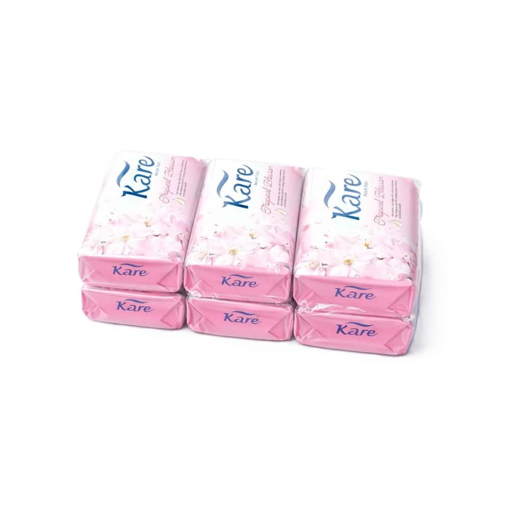 Paquete de jabones de belleza Tropical Blossom Kare (6 x 75 g / 2.64 oz) - Miniatura 1