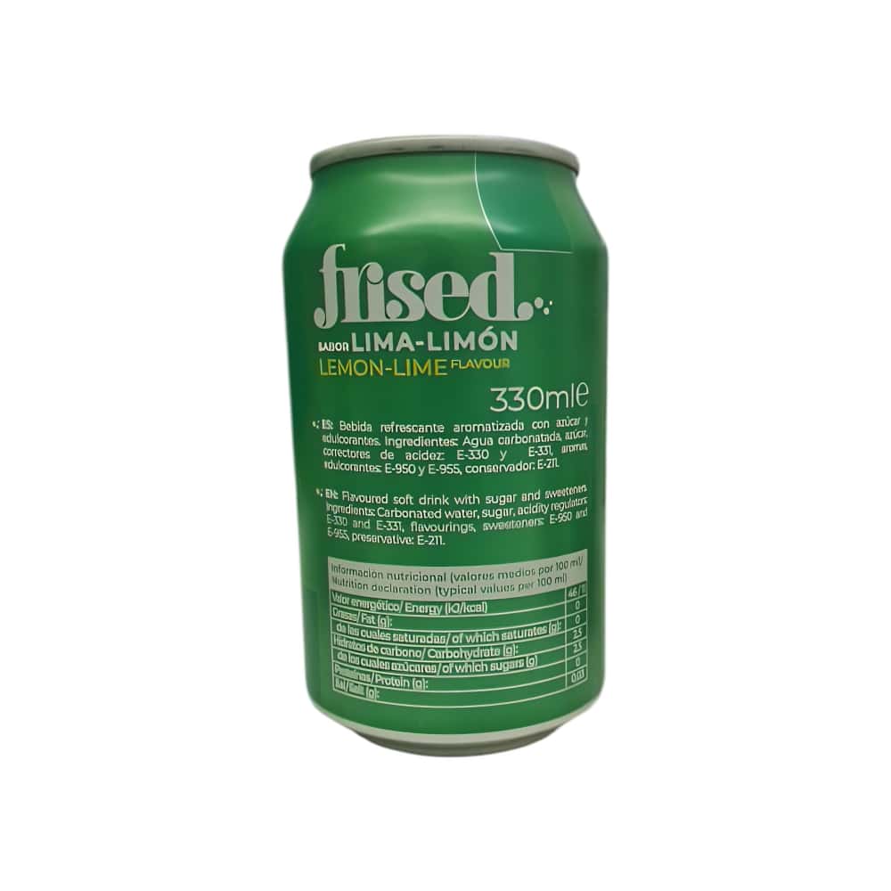 Refresco de lima-limón Frised (24 x 330 ml) - Miniatura 3