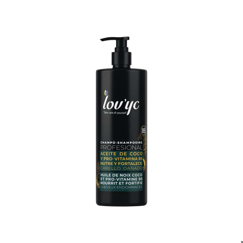 Champú profesional de aceite de coco y pro-vitamina B5 Lov'yc (750 ml) - Miniatura 1