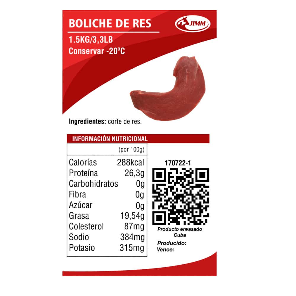 Boliche de res Jimm (1.5 kg / 3.3 lb) - Miniatura 6