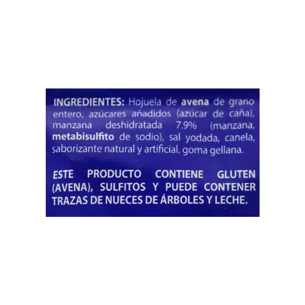 Cereal de avena integral instantáneo con manzana y canela Avena 1 (35 g / 1.23 oz) - Miniatura 4