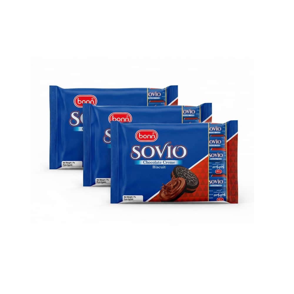 Galletas Sovio con crema de chocolate Bonn (3 x 360 g / 12.7 oz) - Miniatura 1