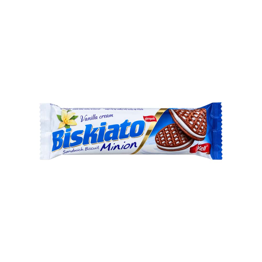 Galletas de chocolate con crema de vainilla Simsek Biskiato (60 g / 2.11oz) - Miniatura 1