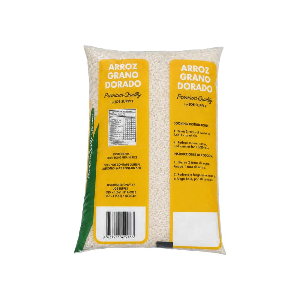 Arroz grano dorado Premium Quality (1 kg / 2.2 lb) - Miniatura 2