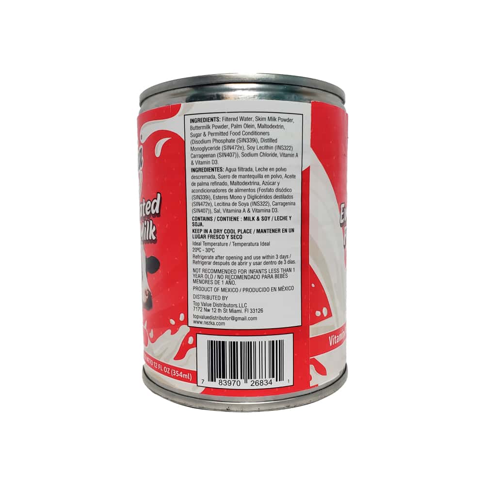 Leche evaporada Nezka (354 ml / 12 fl oz) - Miniatura 3