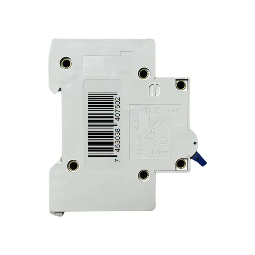 Interruptor - breaker - termomagnético de 1 polo tipo europeo 10 A Troen - Miniatura 4