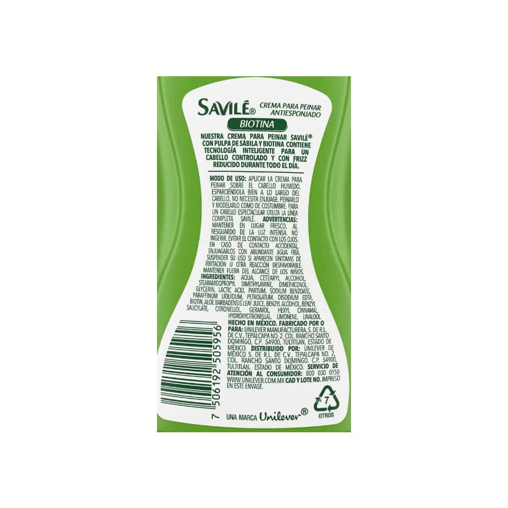 Crema para peinar anti-frizz Savilé (100 ml / 3.3 oz fl) - Miniatura 3