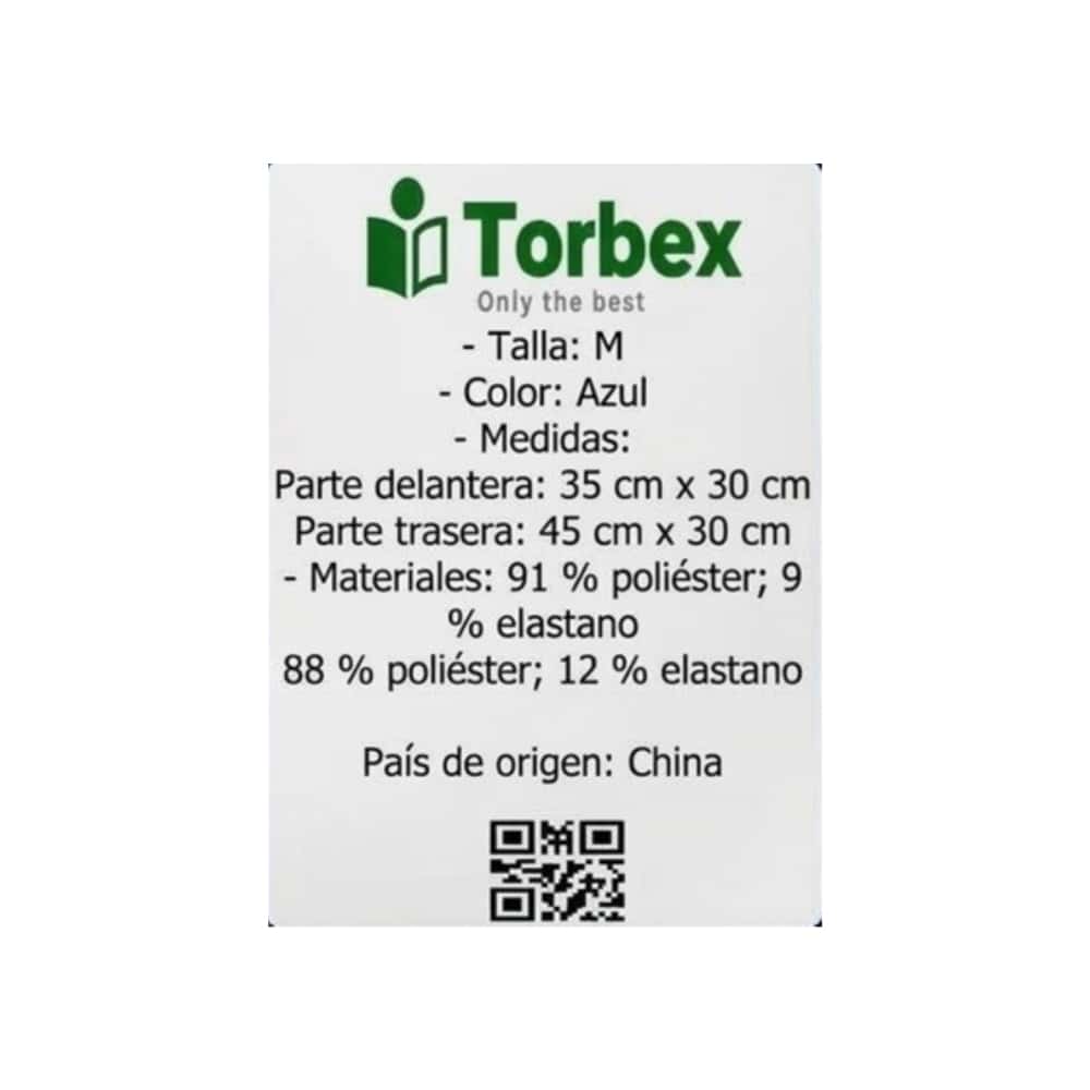Short deportivo azul para hombre Torbex (Talla M) - Miniatura 3